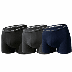 🎉 Tolles Angebot! Umbro 3er-Set Herren Boxershorts aus elastischer Baumwolle!