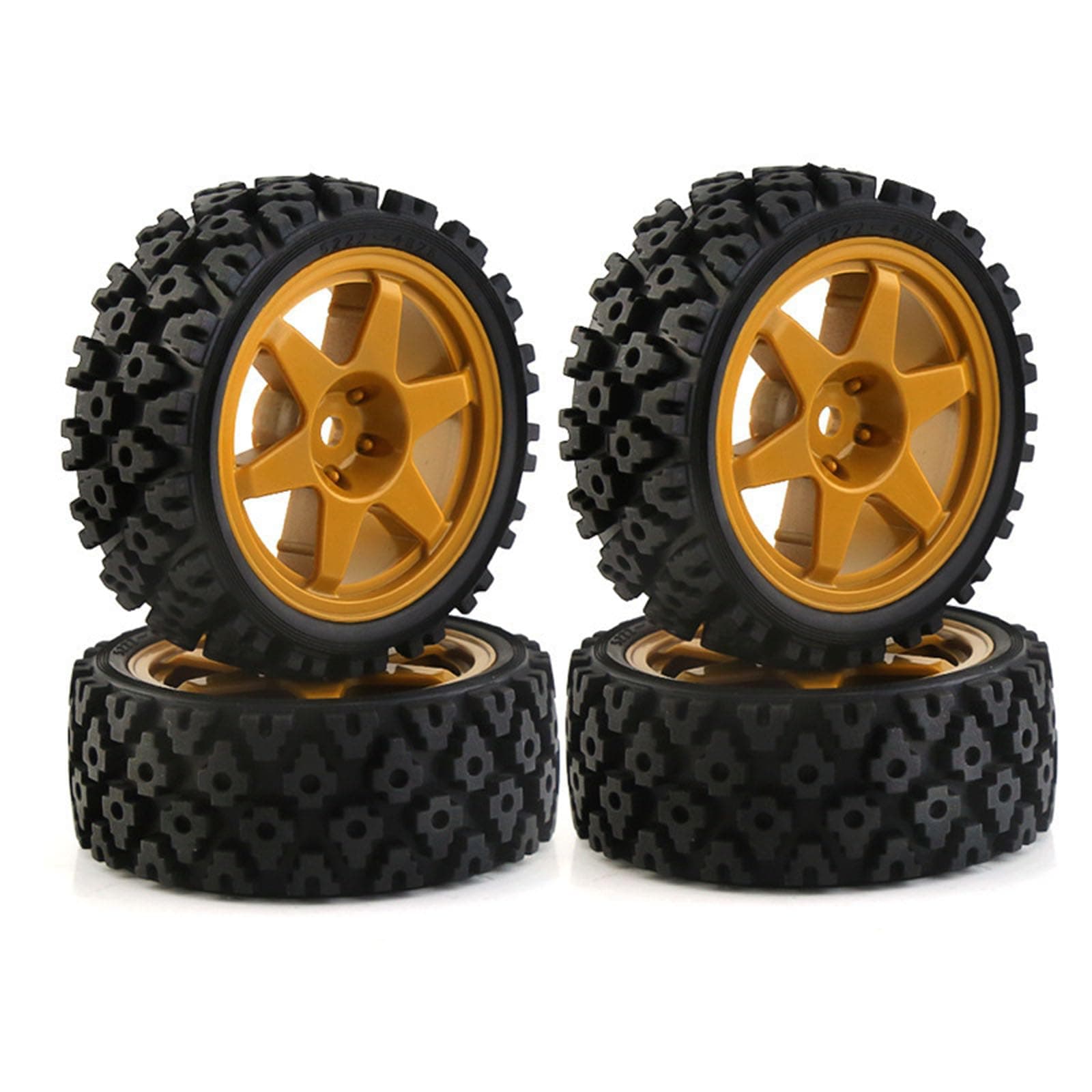 🚗 4 Stück 1/10 On Road Räder und Reifen für RC Rallye Auto 🏁