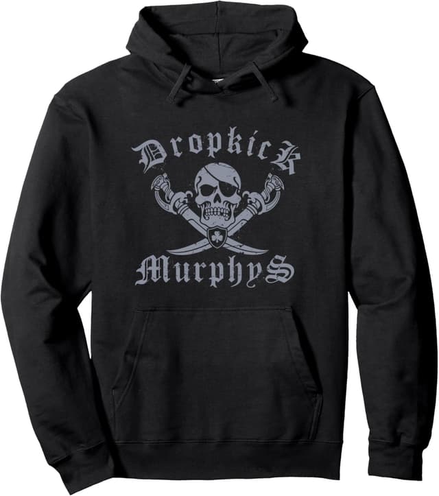 🏴‍☠️ Dropkick Murphys - Offizielle Merchandise - Jolly Roger Pullover Hoodie