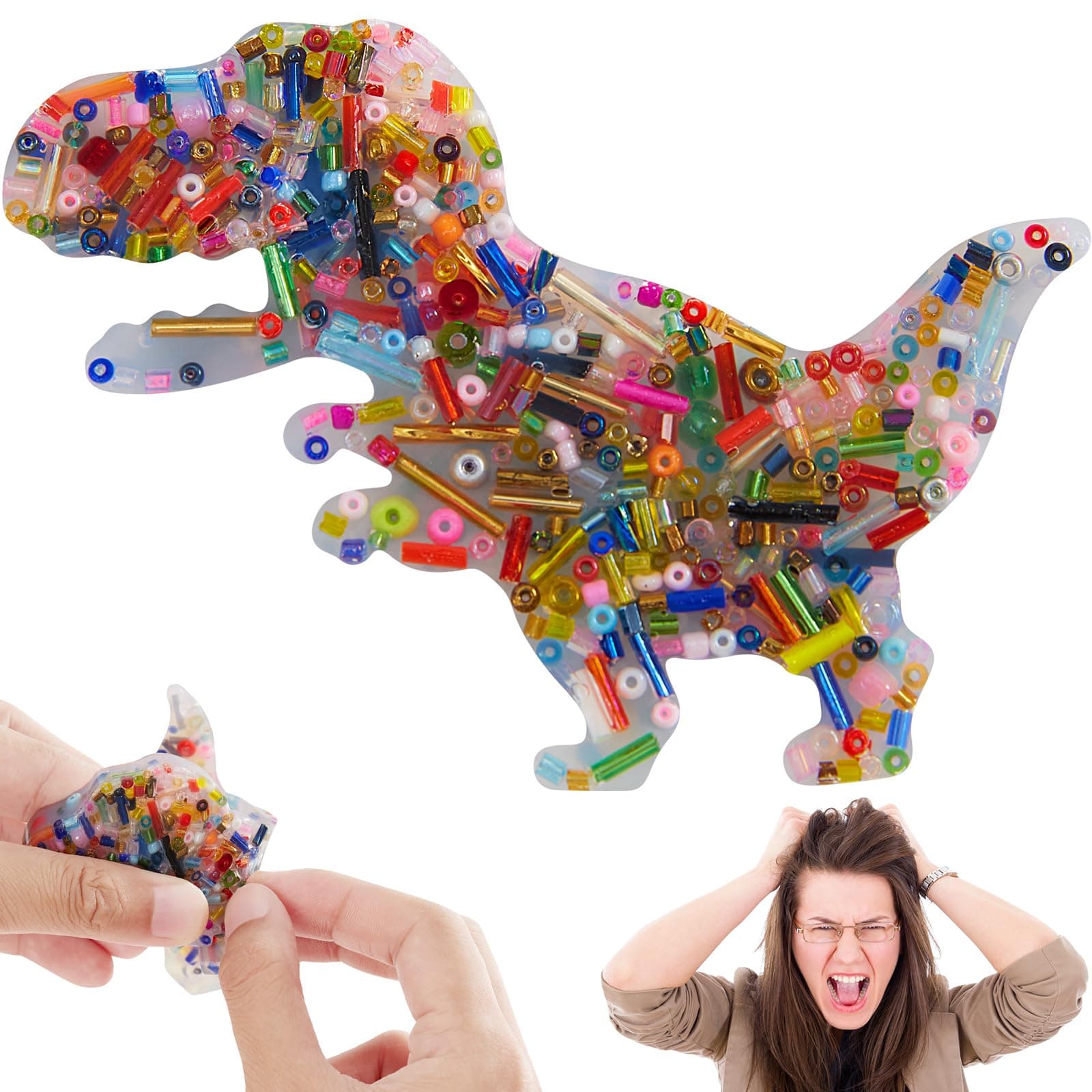 🦕 Dinosaur Picky Pad Anti Stress Spielzeug | Skin Picking Fidget Toy