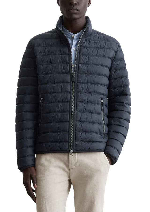 🧥 Marc O'Polo Herren Steppjacke wasserabweisend leicht M Dark Navy - Sonderangebot!