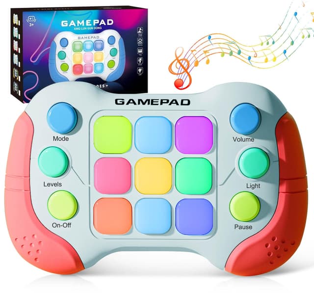 🎮 Azyh Fast Push Game Fidget Toys Handle mit RGB-Lichtern - Kinder Spielzeug 🎁