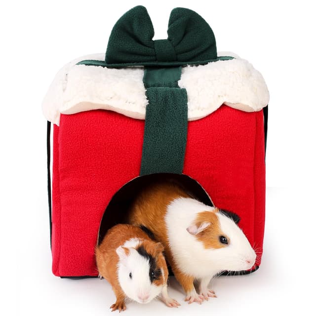 🐹🎁 ONEJU Meerschweinchen Bett: Weihnachtsgeschenk Form