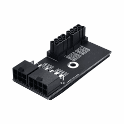 🔌 Chenyang CY Dual ATX 8Pin Buchse auf 6 + 8pin Stecker 180 Grad Winkeladapter 🔌