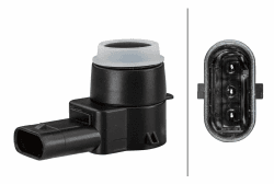 🚗🔊 HELLA 6PX 358 141-011 Sensor, Einparkhilfe - Top Qualität!