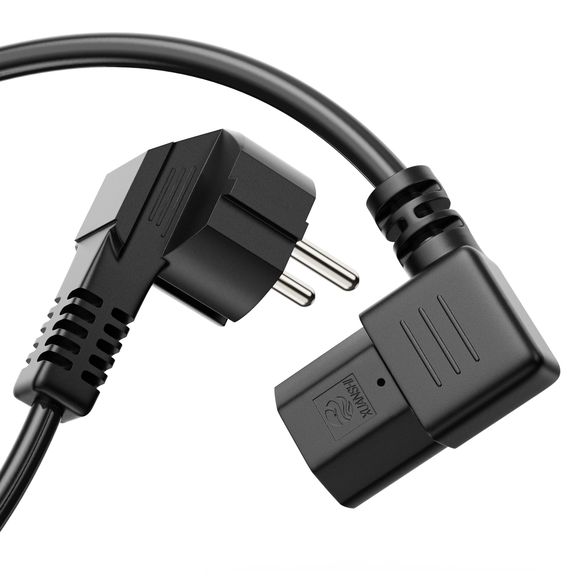 🔌 Perfektes Stromkabel Kaltgerätekabel 3 Polig, 1,0m Schwarz 1,00m - Deal!
