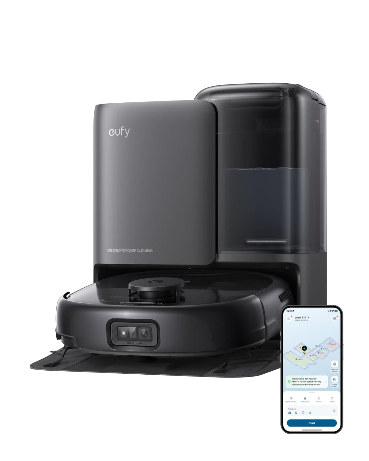 Angebot: eufy Omni E25 HydroJet Saugroboter mit Wischfunktion 🤖🧹