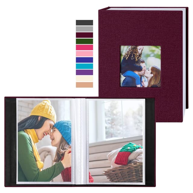 📸📔 Tolles Angebot! Lanpn Fotoalbum 10x15 100 Fotos 2 Packungen
