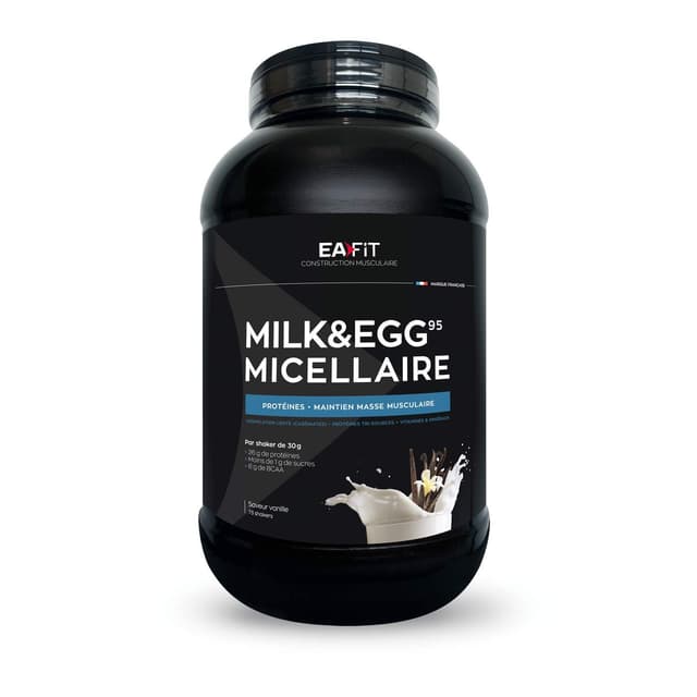 Angebot: Milk Egg 95 Micellar 2,2kg, Vanille, Casein Protein 🥛🥚💪
