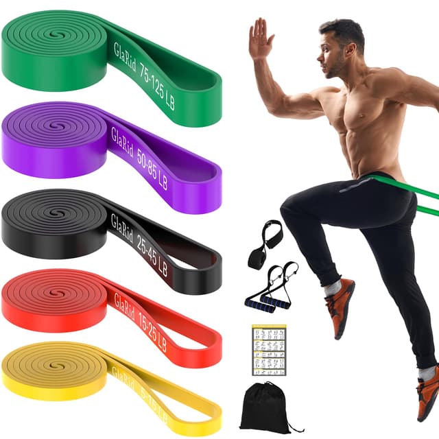 🏋️‍♂️ GlaRid Fitnessbänder Widerstandsbänder Set 🏋️‍♀️