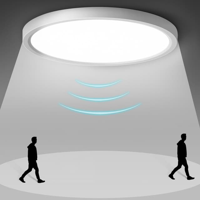 GOOSKI Deckenleuchte mit Bewegungsmelder - LED Deckenlampe mit Radar Bewegungssensor