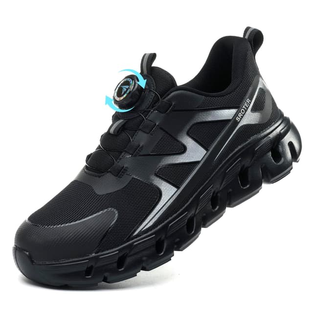 👟 AEKYIWL Sicherheitsschuhe Herren Damen 43 EU Schwarz 🛡️