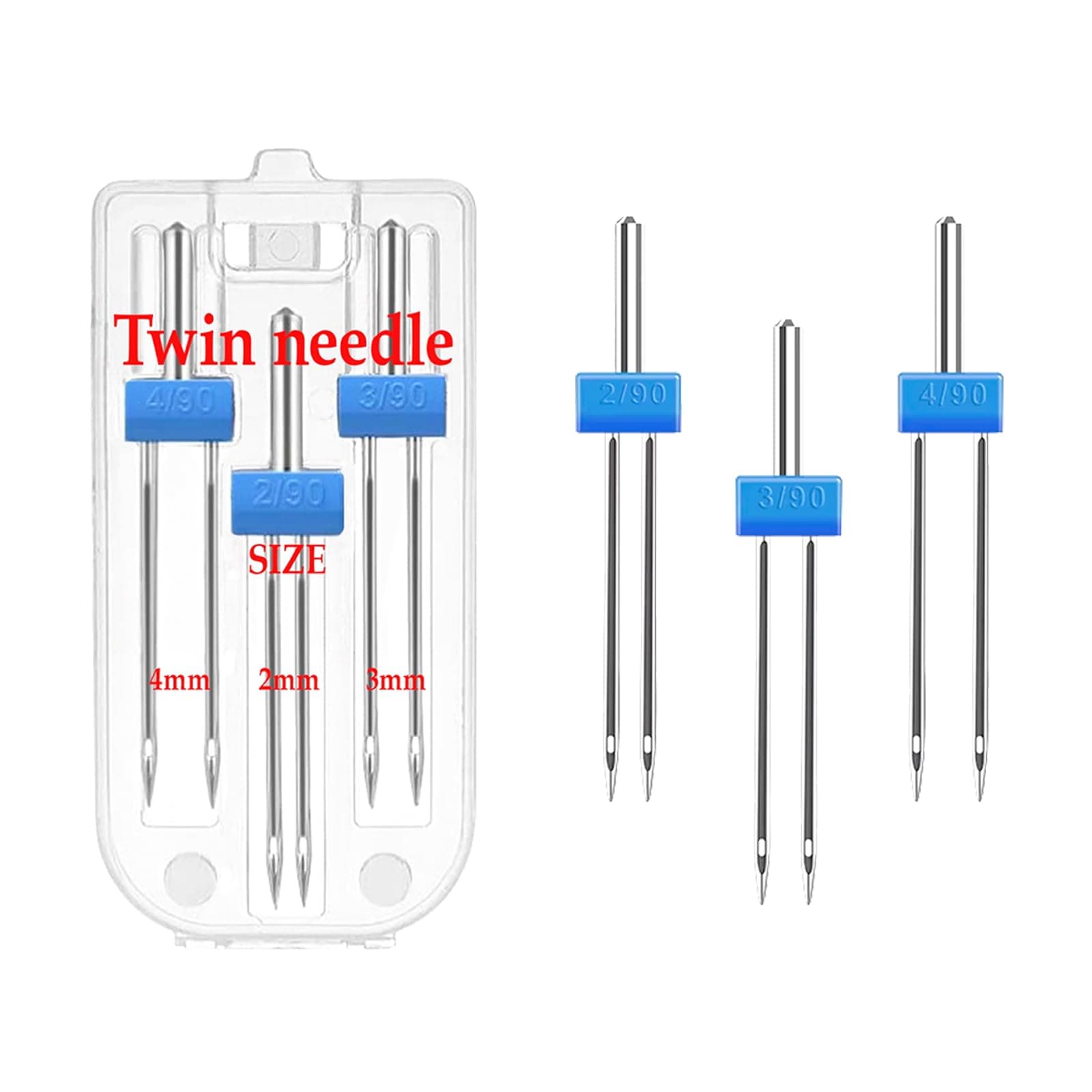 6 Stück Nähmaschinen Zwillingsnadeln für W6 Nähmaschine Zubehör 🧵🧵🧵
