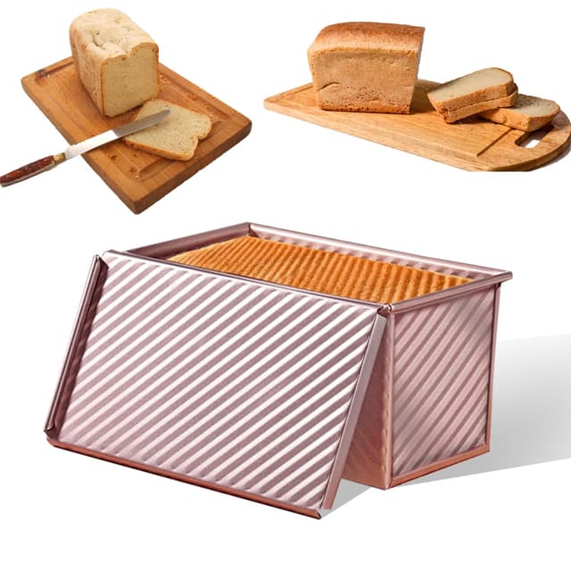 🍞 Aohcae Kastenform Brot, Toastbrot Backform mit Deckel 🌹