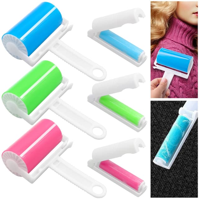 🌟 Angebot des Tages! JJQHYC 6 Fusselrolle Abwaschbar Wiederverwendbar 🌟