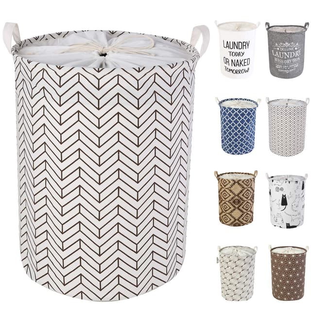 🌟 Großer wasserdichter Wäschekorb für Familien - 17.7'' Kordelzug Lagerung Sorter 🌟