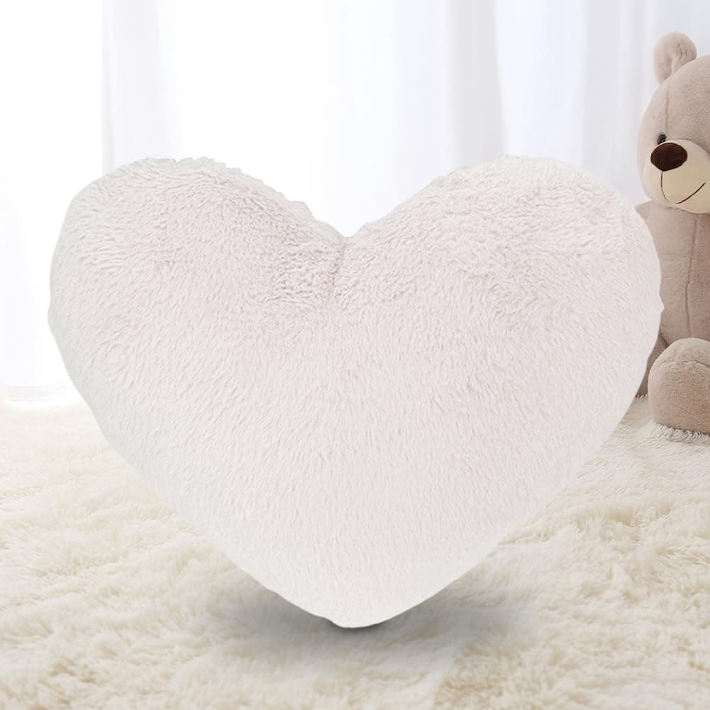 🎁🛋️ RANJIMA Herzkissen - Weiches Rosa Herz-Kuschelkissen für gemütliche Momente