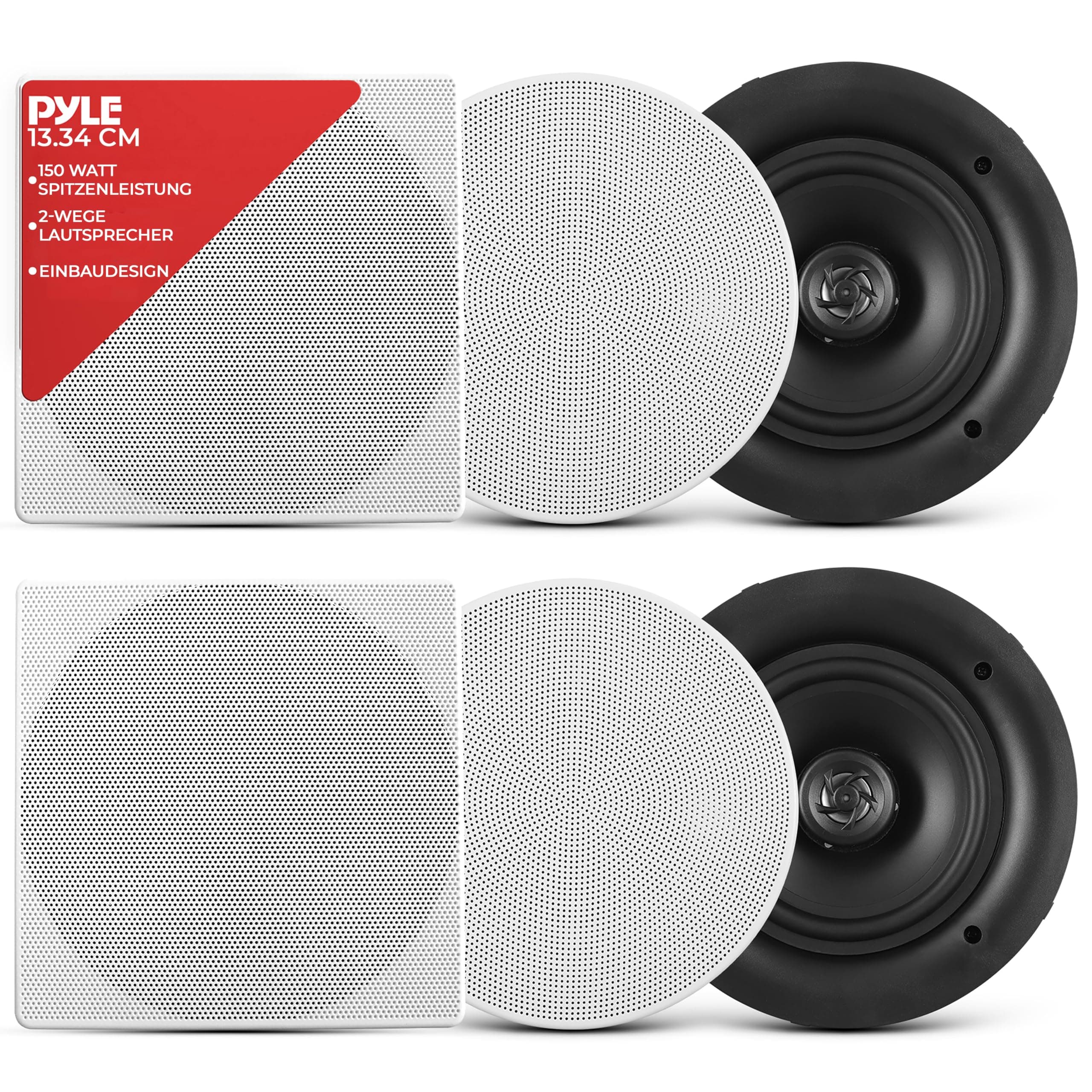 Pyle 13.3cm Deckeneinbaulautsprecher - 150W 🎵🔊