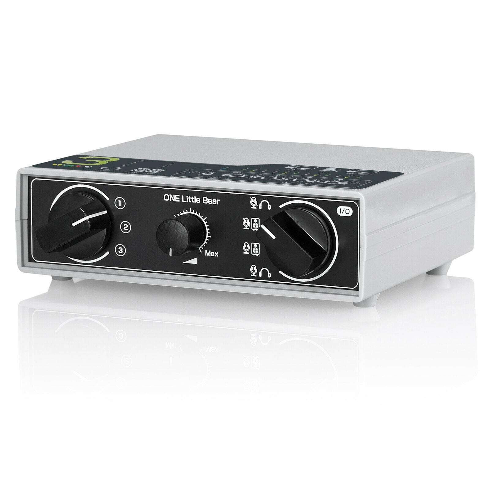 Audio Switcher Box Splitter Tragbarer 3 Wege Audio Umschalter 🎧🔊 für Kopfhörer/Lautsprecher für Mikrofone