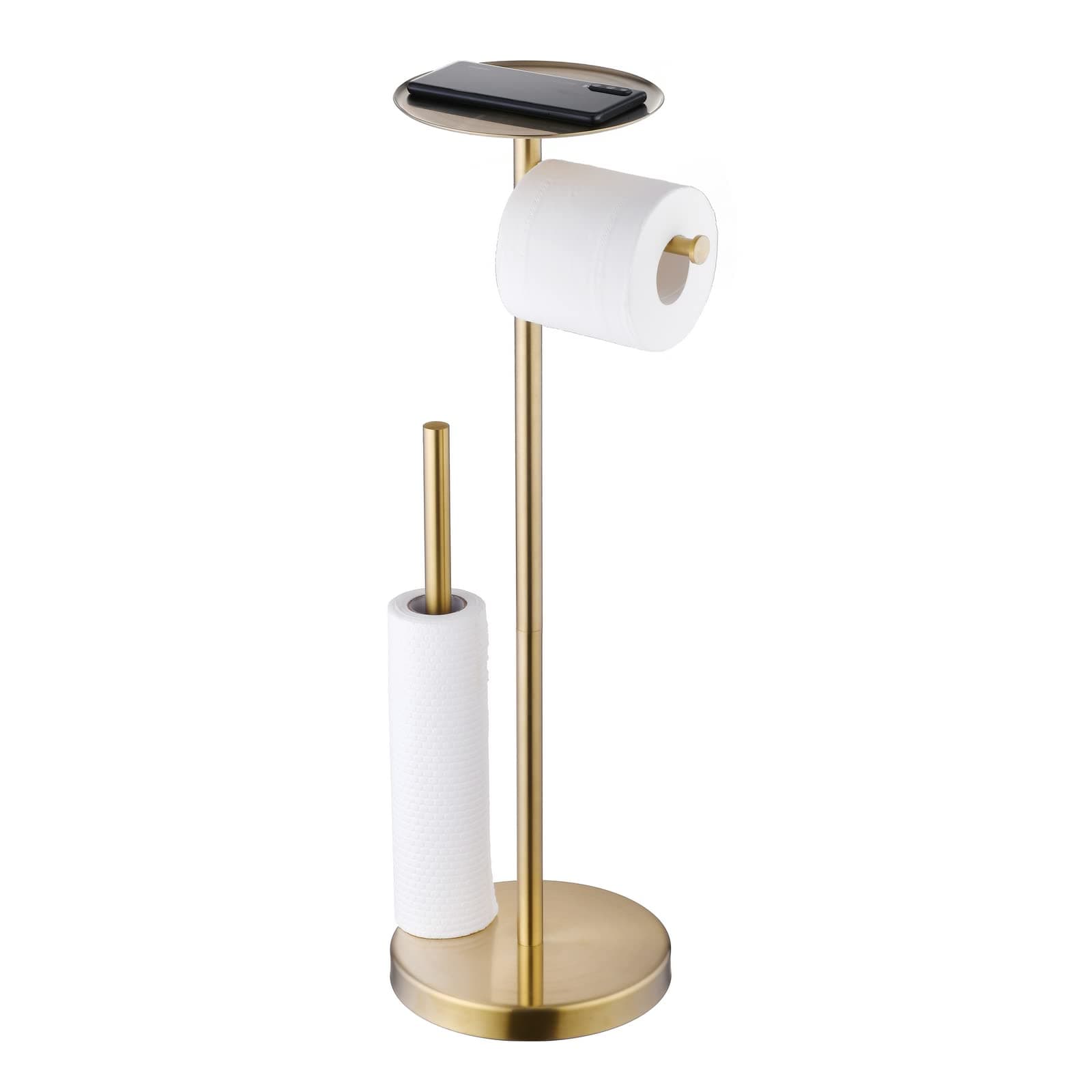 SHUNLI Toilettenpapierhalter Stehend mit Regal 🚽💫