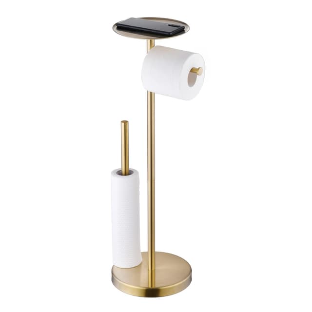 SHUNLI Toilettenpapierhalter Stehend mit Regal 🚽💫