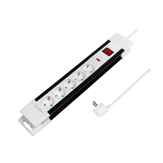 🔌🔌 Spezielles Angebot! LogiLink LPS211 Steckdosenleiste 5-Fach 🛡️