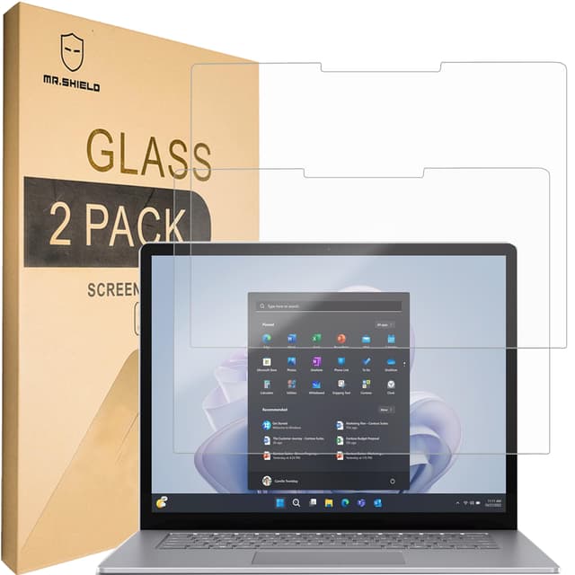 🔥 Angebot: Mr.Shield Schutzfolie für Surface Laptop 6/5/4/3 (13.5 Zoll) [2 Stück] 🛡️