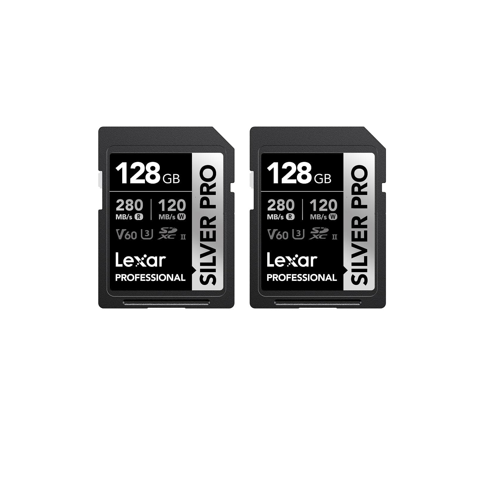 Lexar Silver PRO SD Karte 2x128GB - UHS-II SD Speicherkarte 📸🚀
