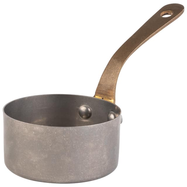 APS 40781 Serviertopf/Stielkasserolle 'SNACKHOLDER' aus Edelstahl