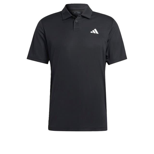 🎾👕 adidas Herren Club Tennis Polo Shirt Poloshirt mit kurzen Ärmeln S Schwarz Angebot!