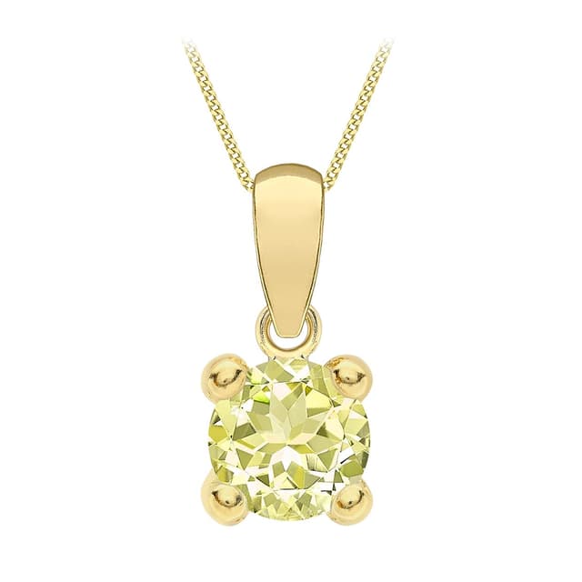 Angebot: Amazon Essentials Halskette mit Anhänger aus 9-Karätigem Gold mit Geburtsstein 😍🌟