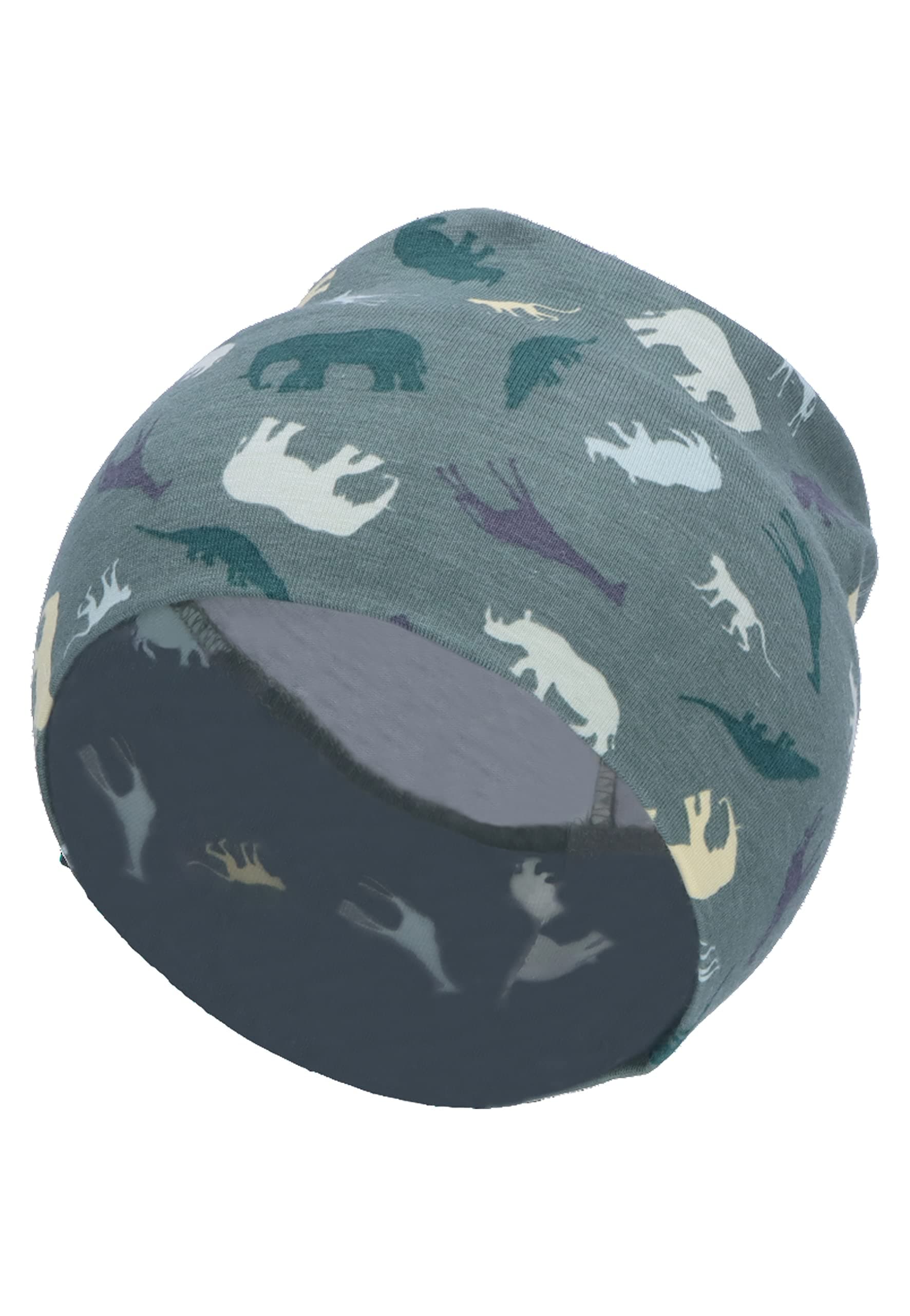 Schnäppchen! Sterntaler Unisex Kinder Slouch-Beanie Safaritiere Kindermütze 45 Dunkelgrün 🌟