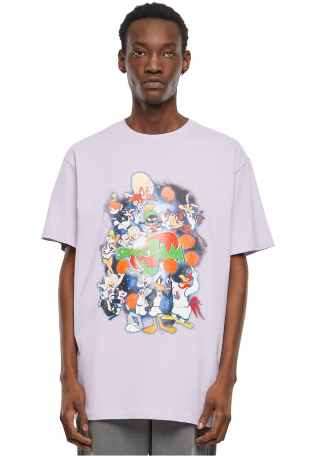 🌟 Mega Angebot: Mister Tee Herren T-Shirt XS Große Größen Tall Flieder 🌟