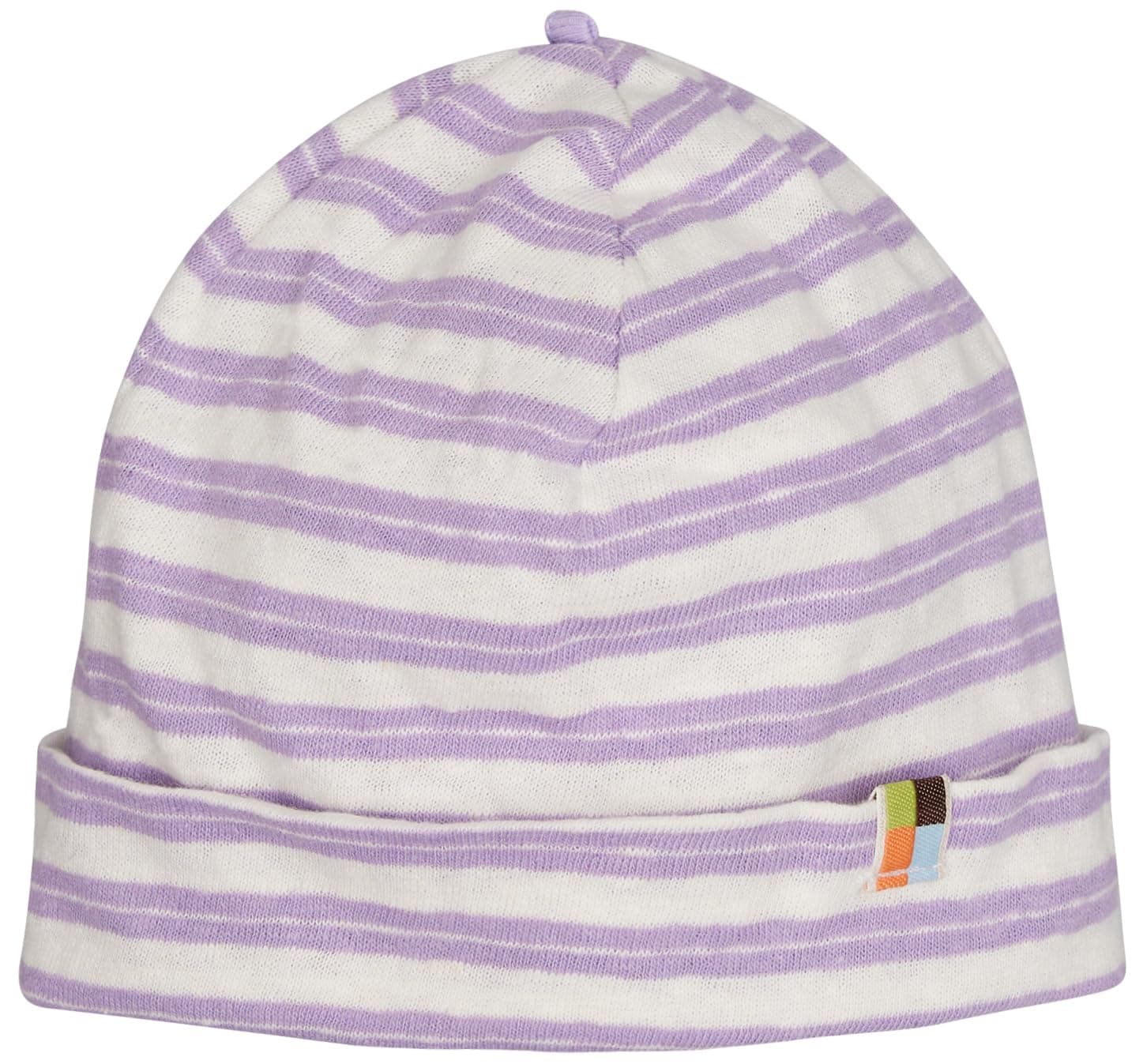 🌈🌿 Loud + Proud Mädchen Streifen mit Leinen Beanie-Mütze 39-41 Lilac Angebot!