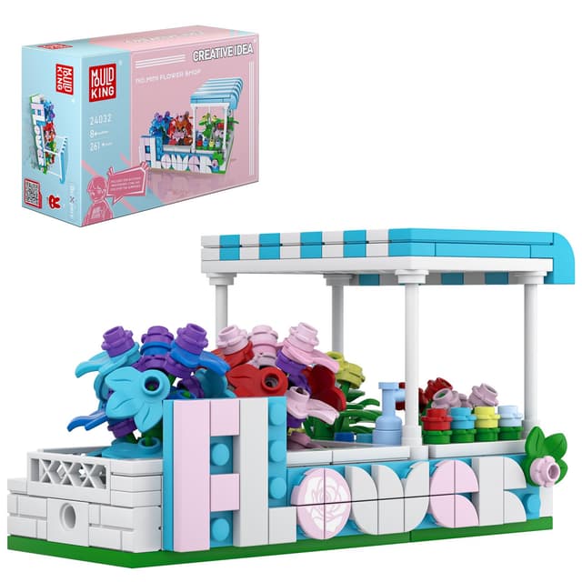 Mould King Kreatives 24032 Florist Haus Klemmbausteine Mini Blocks Modular Building 🌸🏠