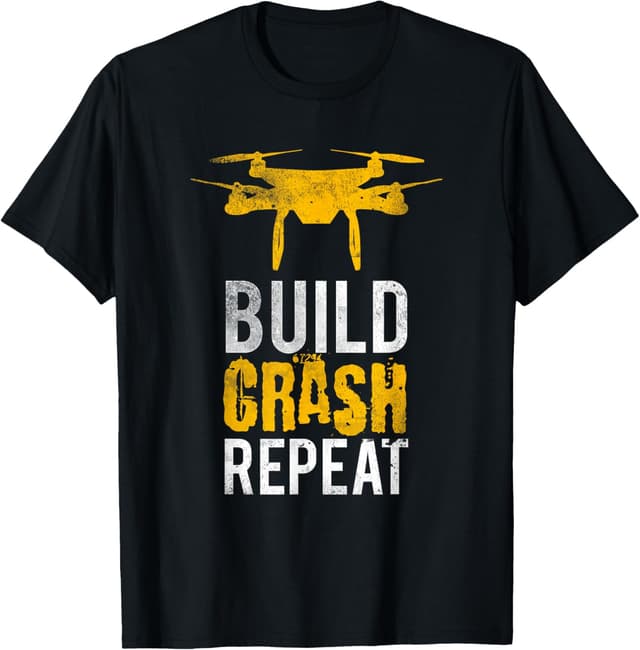 Drohnen Pilot Geschenk 🚁 Quadrokopter Roboter T-Shirt