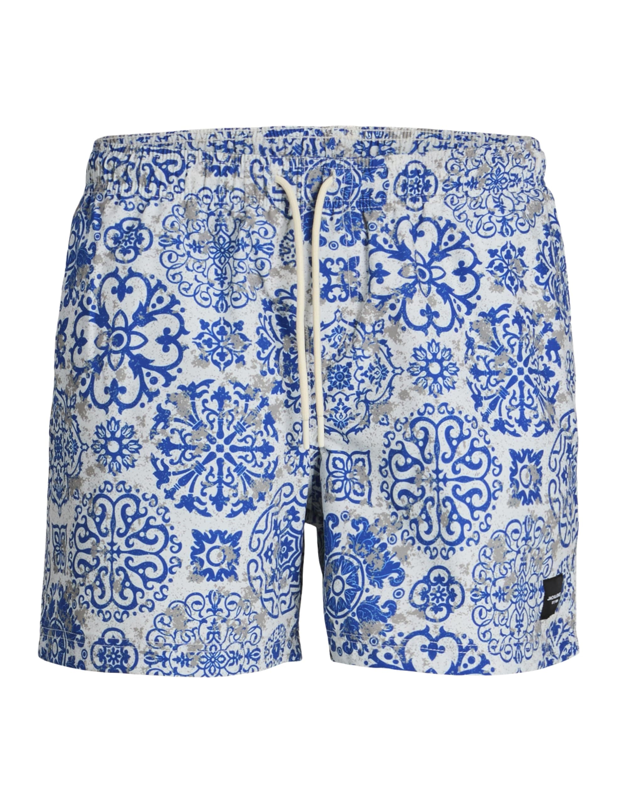 🌊 Sommerdeal: JACK & JONES Herren Jpstmaui Jjswim Mature AOP AKM Sn M Marshmallow 🌴
