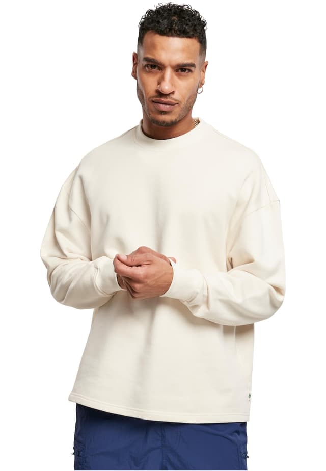 🔥 Mega Deal: Urban Classics Herren Organic Oversized Boxy Crew Sweatshirt L Whitesand nur 20.3€