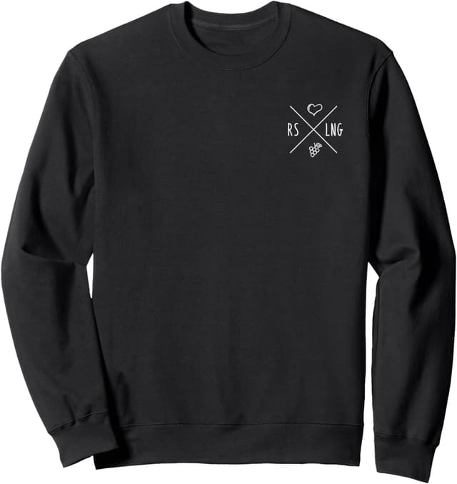 🍷👕 Wein Liebe Rslng Sweatshirt - Riesling Weißwein Rotwein
