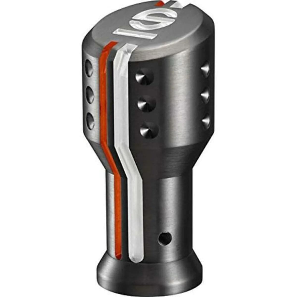 🔥 Reduzierter Preis! Sparco 03736AO Schaltknauf 'Settanta' in Schwarz + Aluminium/Weiß/Orange