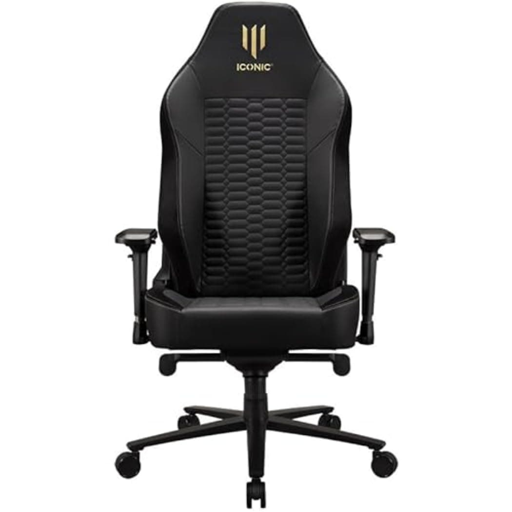 🎮 Iconic - Premium Gaming Stuhl Apollon Classic Black Gold 🌟