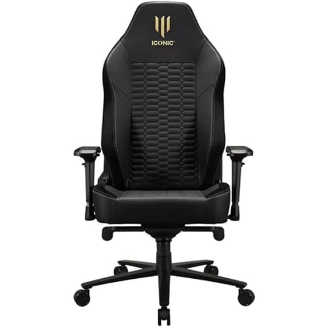 🎮 Iconic - Premium Gaming Stuhl Apollon Classic Black Gold 🌟