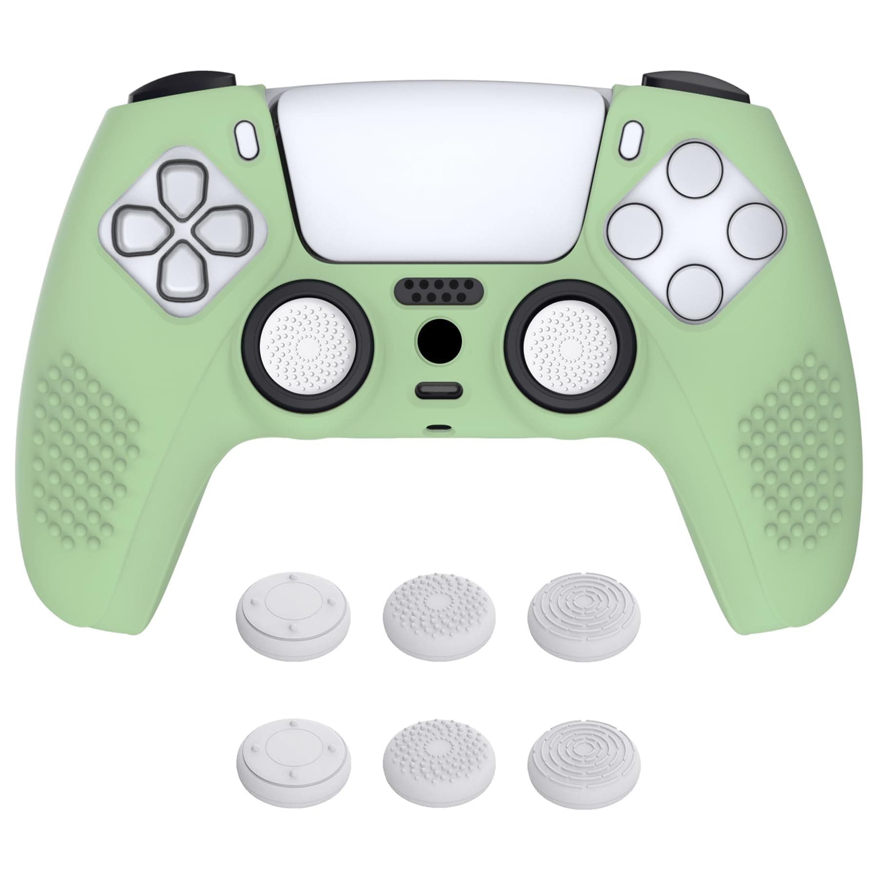 🎮 eXtremeRate PlayVital Schutzhülle für PS5 Controller - 6 Stück Aufsätze 🎮