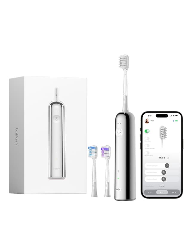 🦷 Laifen Wave elektrische Zahnbürste - Oszillation & Vibration - IPX7 wasserdicht - 3 Bürstenköpfe