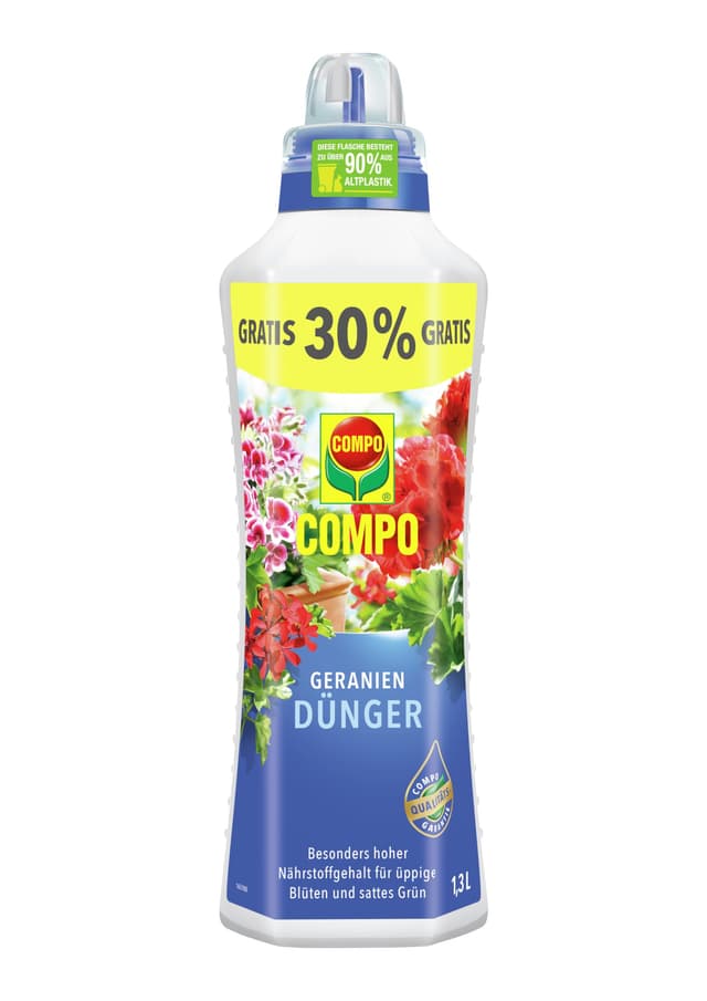 🌺🌿 Spezial-Flüssigdünger für Geranien und Balkonpflanzen