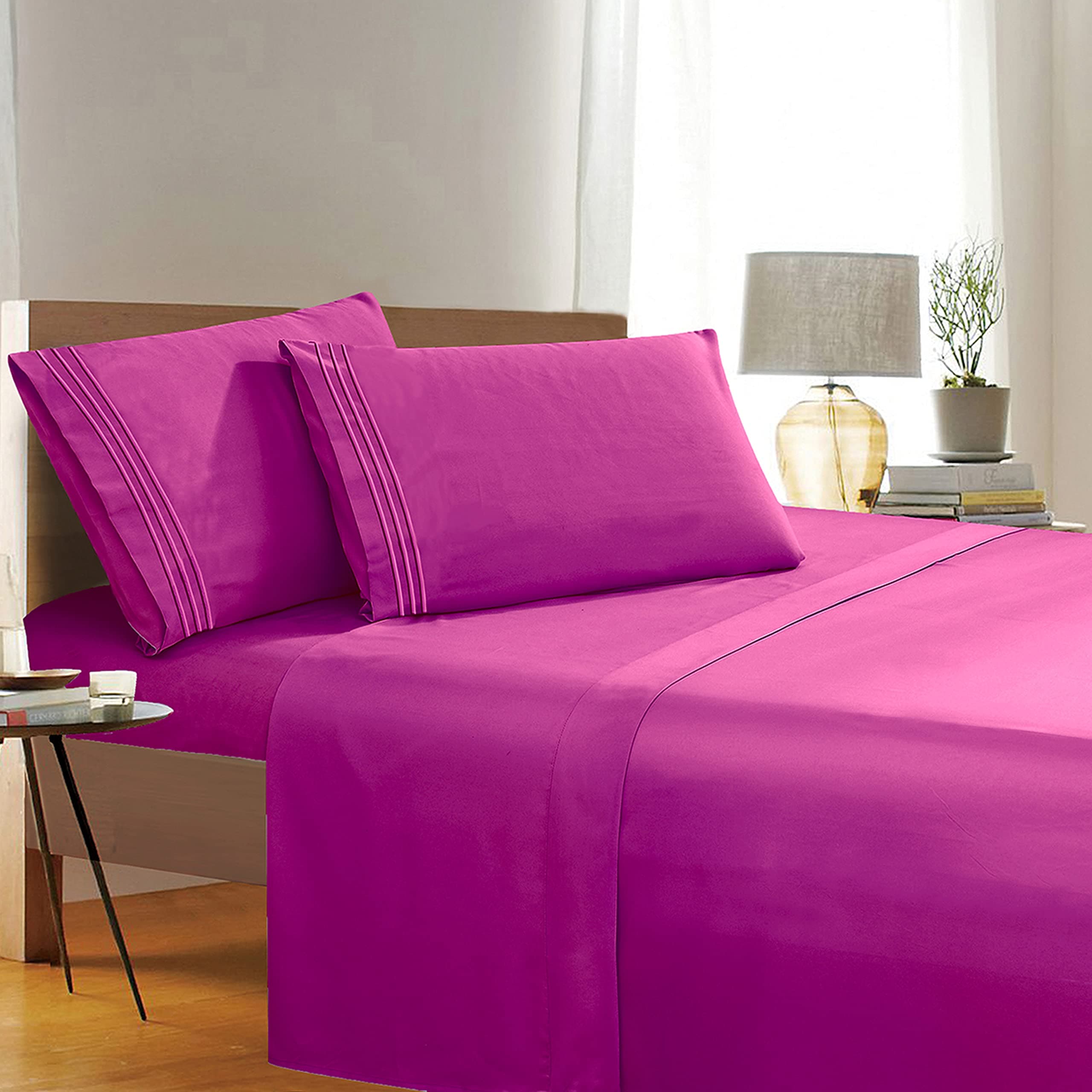Luxuriöses Bettwäsche-Set in Leidenschaftlichem Pink 🛌💖