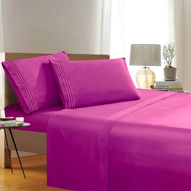 Luxuriöses Bettwäsche-Set in Leidenschaftlichem Pink 🛌💖