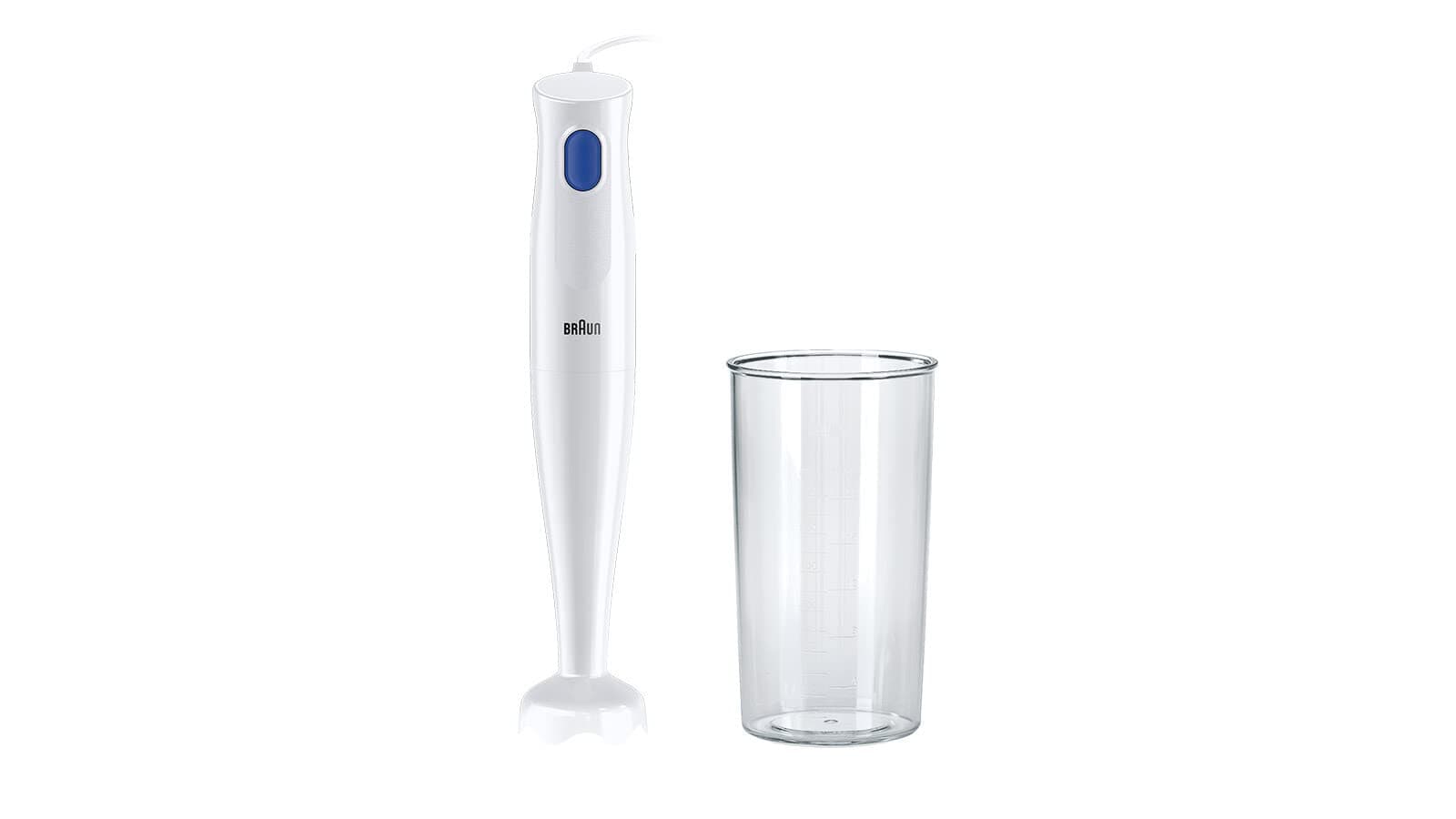 Braun Stabmixer MQ10.001PWH + Messbecher 600 ml 🌪️🍹