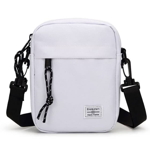 📱👜 Handy Umhängetasche Herren - Weiß