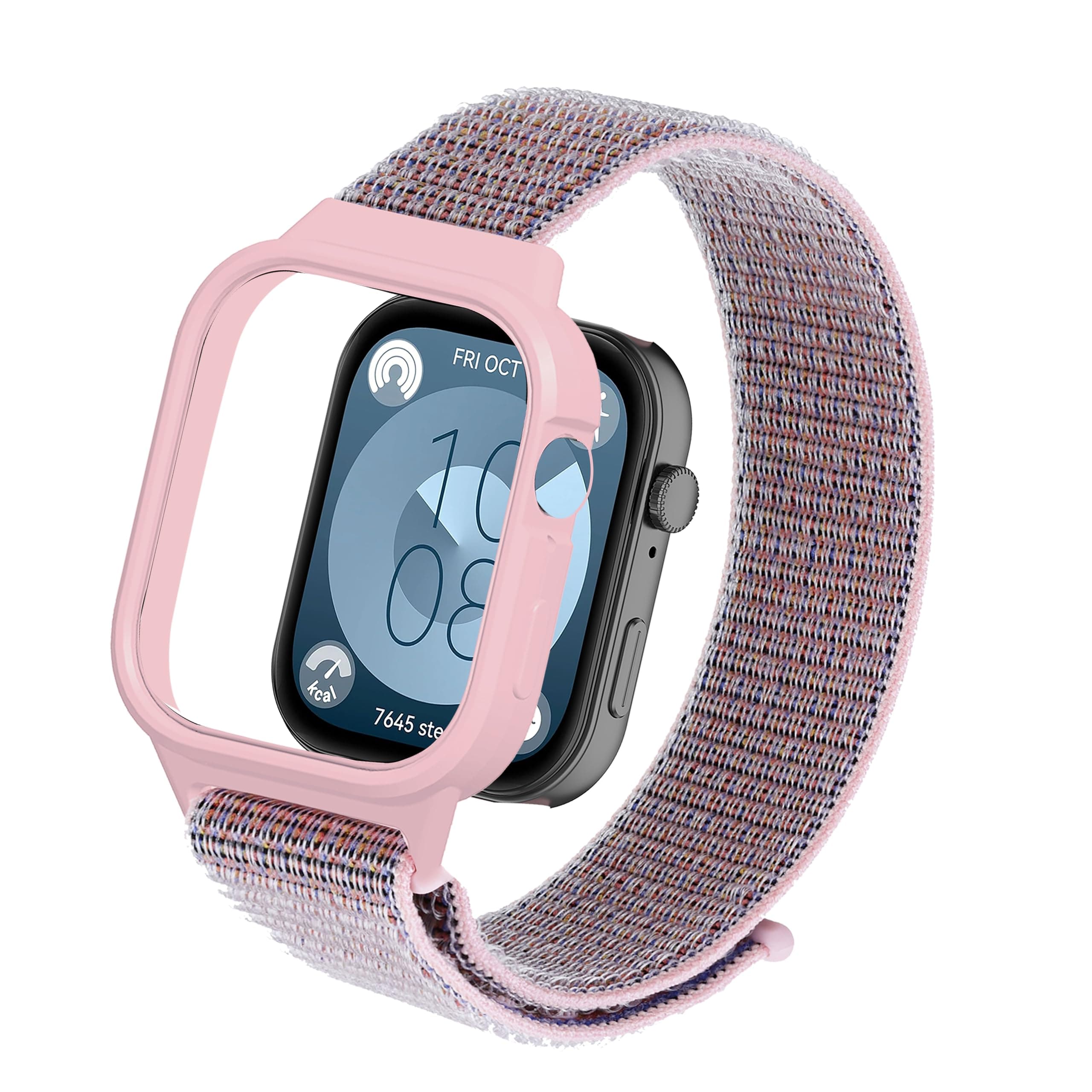 Keecuty Armband für Huawei Watch Fit 3 - Sport Ersatzarmband in Rosa ❤️